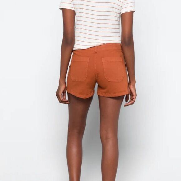 Studio Blue Sophia Relaxed Porkchop‎ Pocket Shorts olive size 2 nwt - Picture 5 of 9